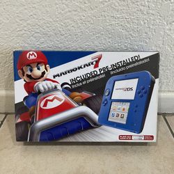 Nintendo 2ds Mario Kart 7 Blue Edition 