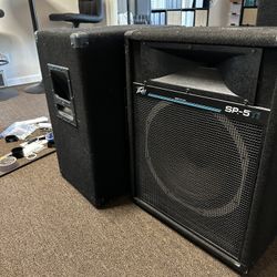 (2) Peavey Speakers