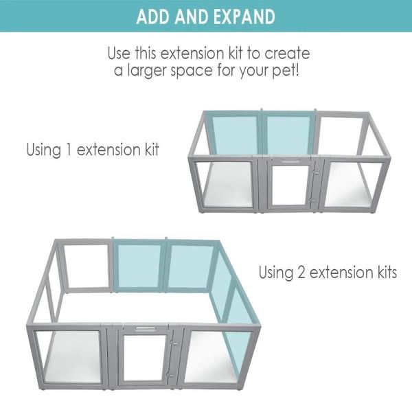 FrontRow 2pc Plastic Dog Pen Extension Kit