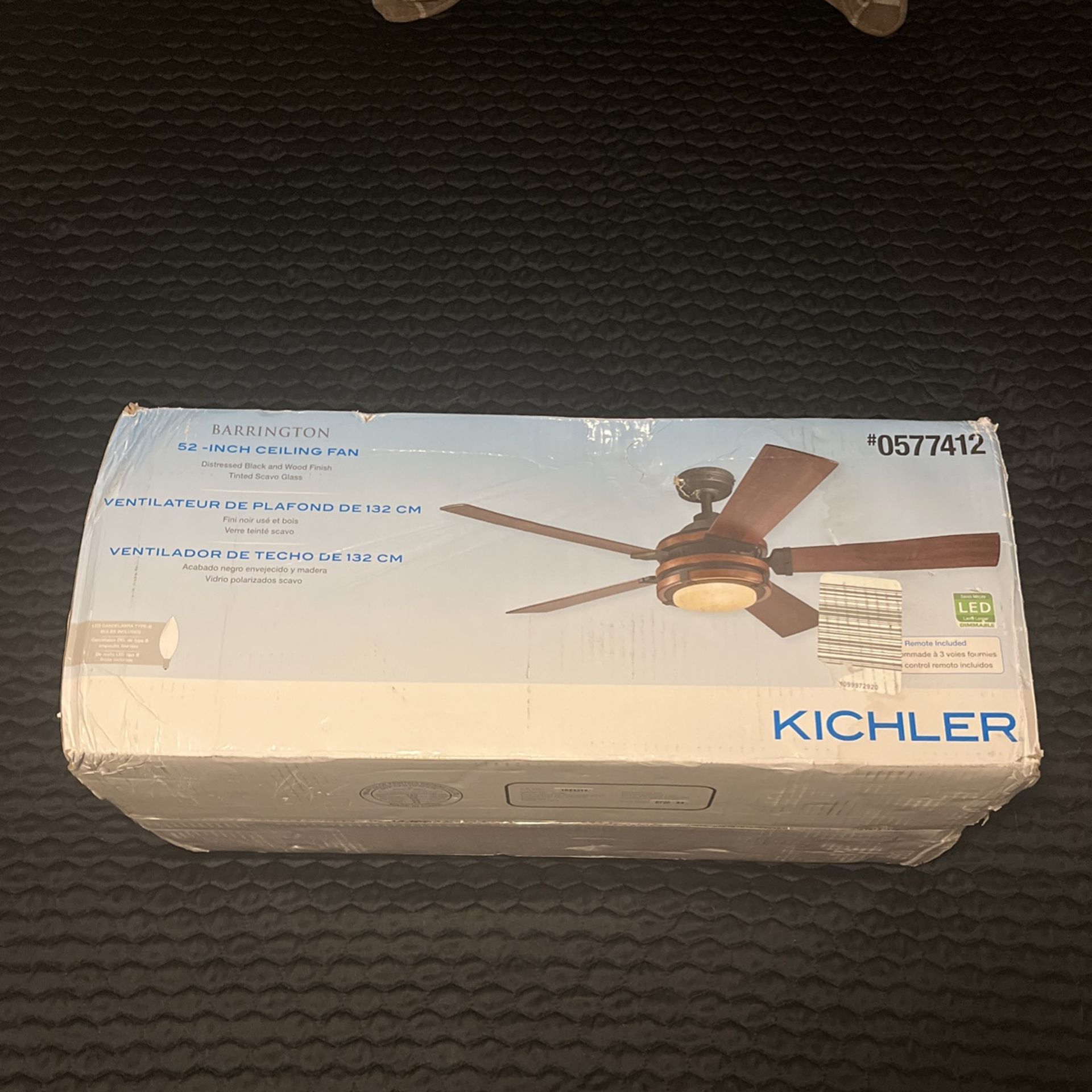 Kichler Barrington 52 Inch Ceiling Fan