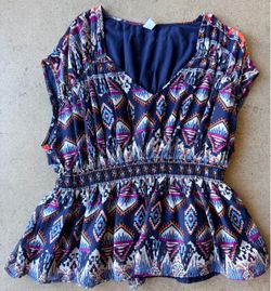 Old Navy Aztec Blouse