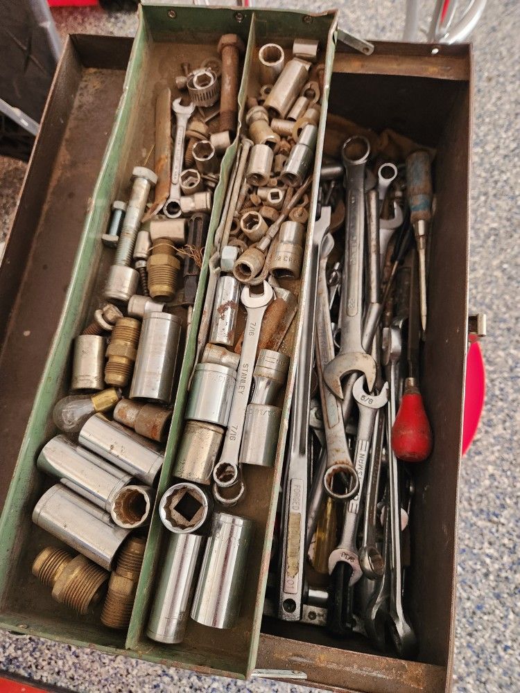 Tools Wrenchs Sockets With Toolbox