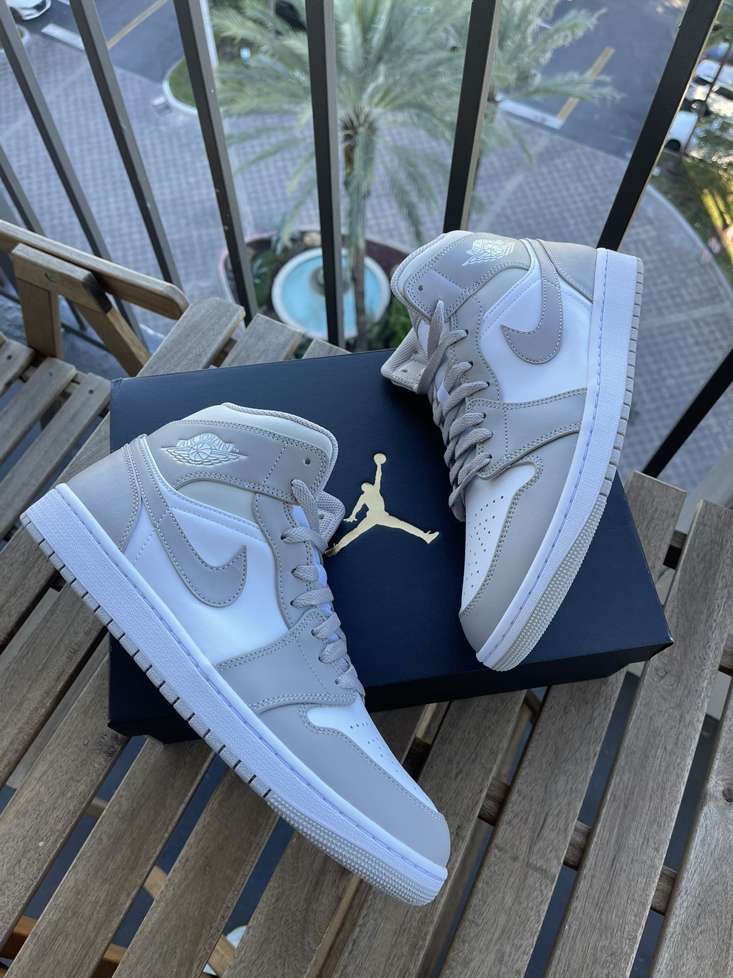 Jordan Mid College Grey Size 10