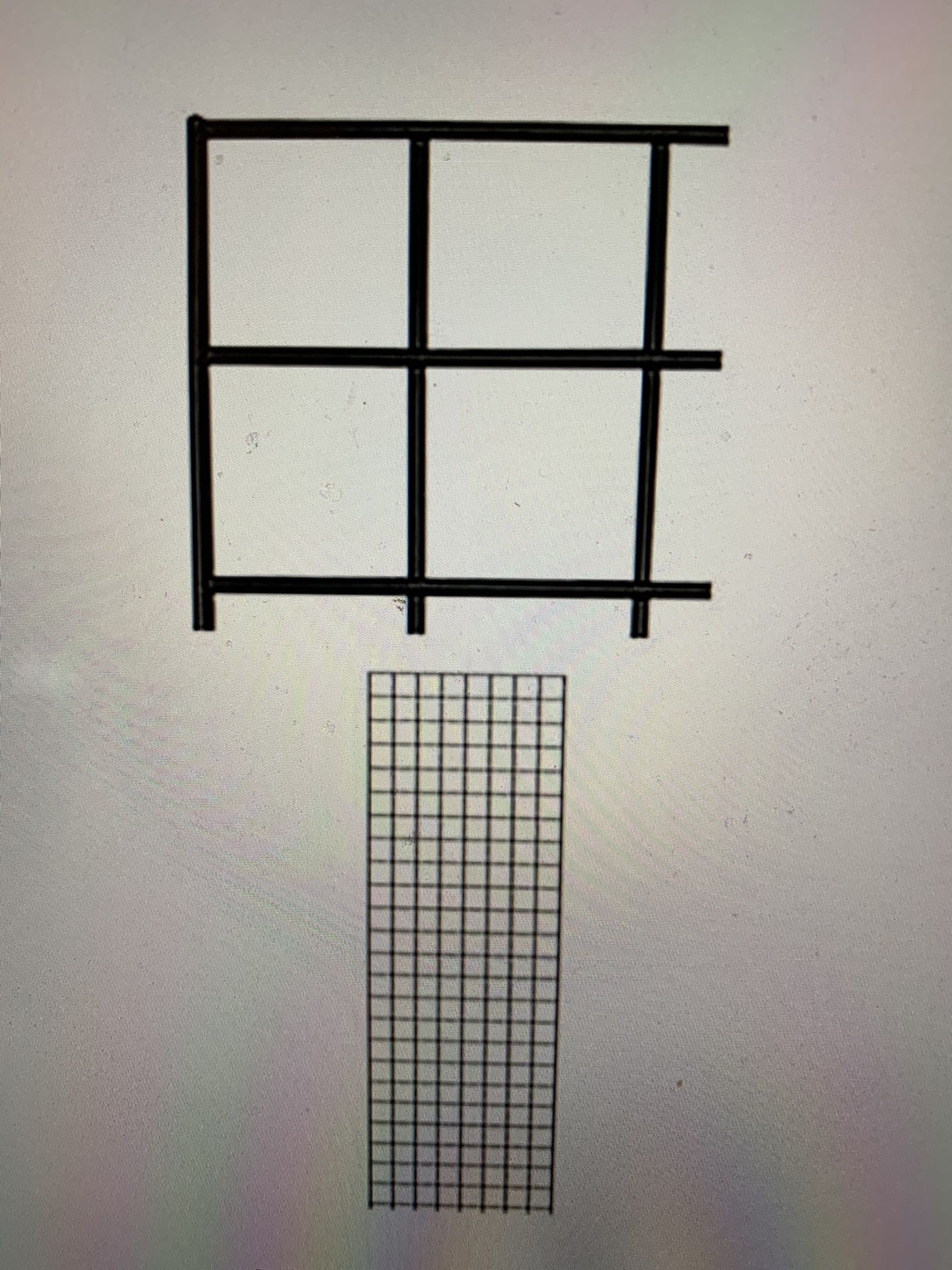 Wire Grid Panel for Display/Retail