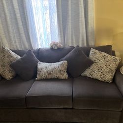 Couches Set Grey Tone