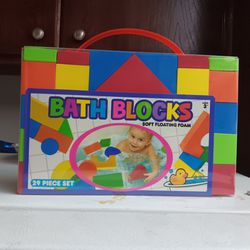 Children 29 Piece Soft Floating Foam Bath Blocks 