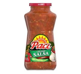2 For $1.00 Pace Chunky Salsa, Hot, 24 oz Jar 