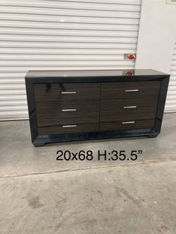 Black dresser