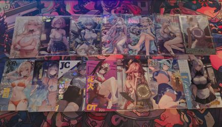 CCG Anime Waifu Trading Cards Collection