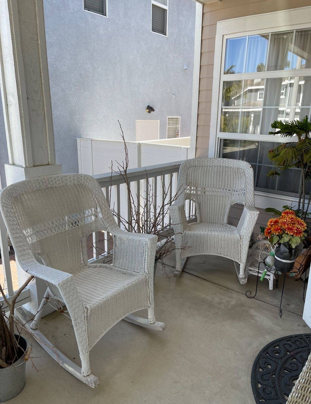 Patio Furniture Set Of 2 Rocking