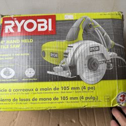 RYOBI 12 -Amps 4 in. Blade Corded Wet Tile Saw