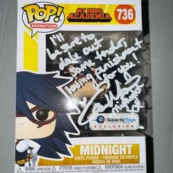 Midnight Galactic Toys Exclusive Funko Pop Signed