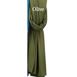 Womens Olive Green Premium Jersey Hijab