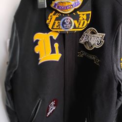 Lakers Leather Jacket / Gear Set