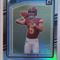 2024-25 Donruss Optic Silver Holo Jayden Daniels