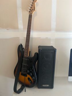 Squier fender Bullet Strat with Kustom PA50