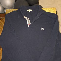 Burberry London Long Sleeve Shirt XL L No Prada Gucci LV Used