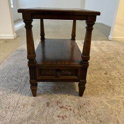Small Antique Nightstand with drawer