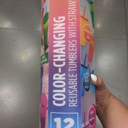 12 pack color changing tumblers!