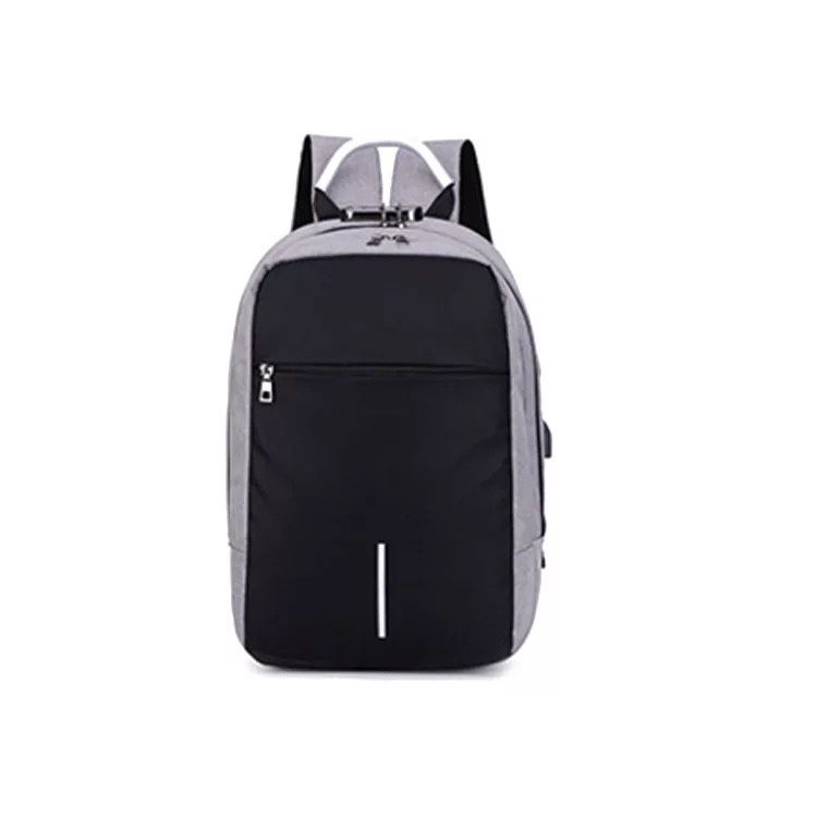 Waterproof Portable Ant Fleece Laptop Backpack School Bag With Charging Port
