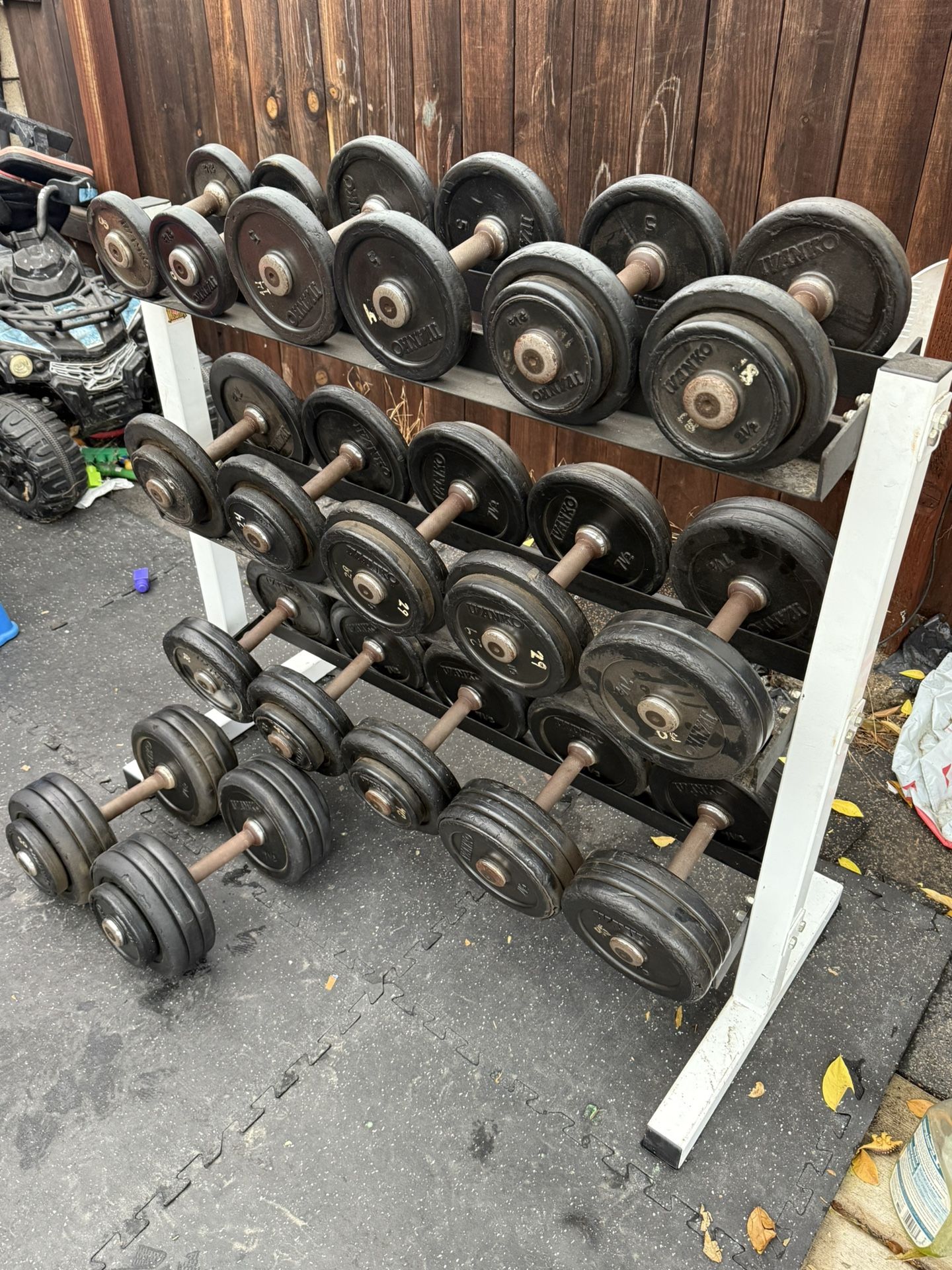Ivanko Dumbbell Set With Stand
