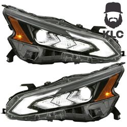 For 2019 2020 2021 2022 Nissan Altima Headlight Assembly LED Left Right Pair