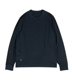 Vuori Ponto Performance Crewneck Pullover Mens L Blue DreamKnit Athleisure V224