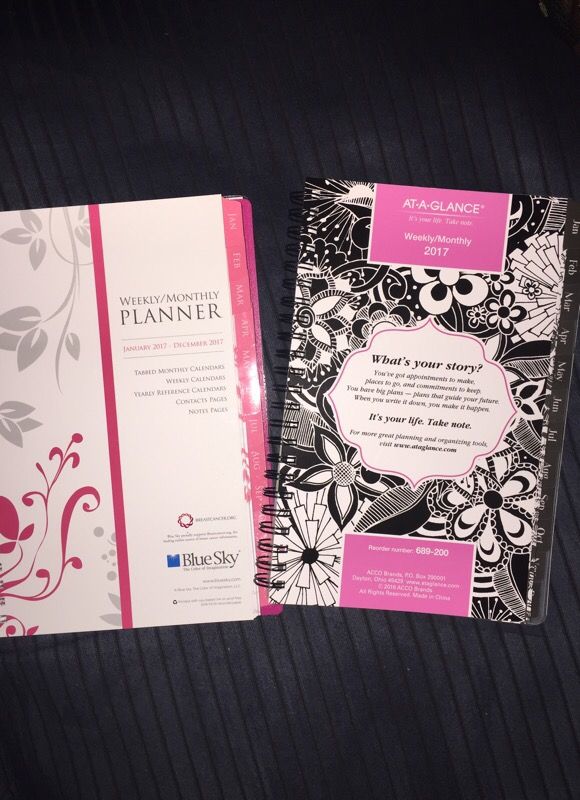 2017 planners
