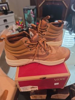Vans High-Top Sneakers Tan/Brown