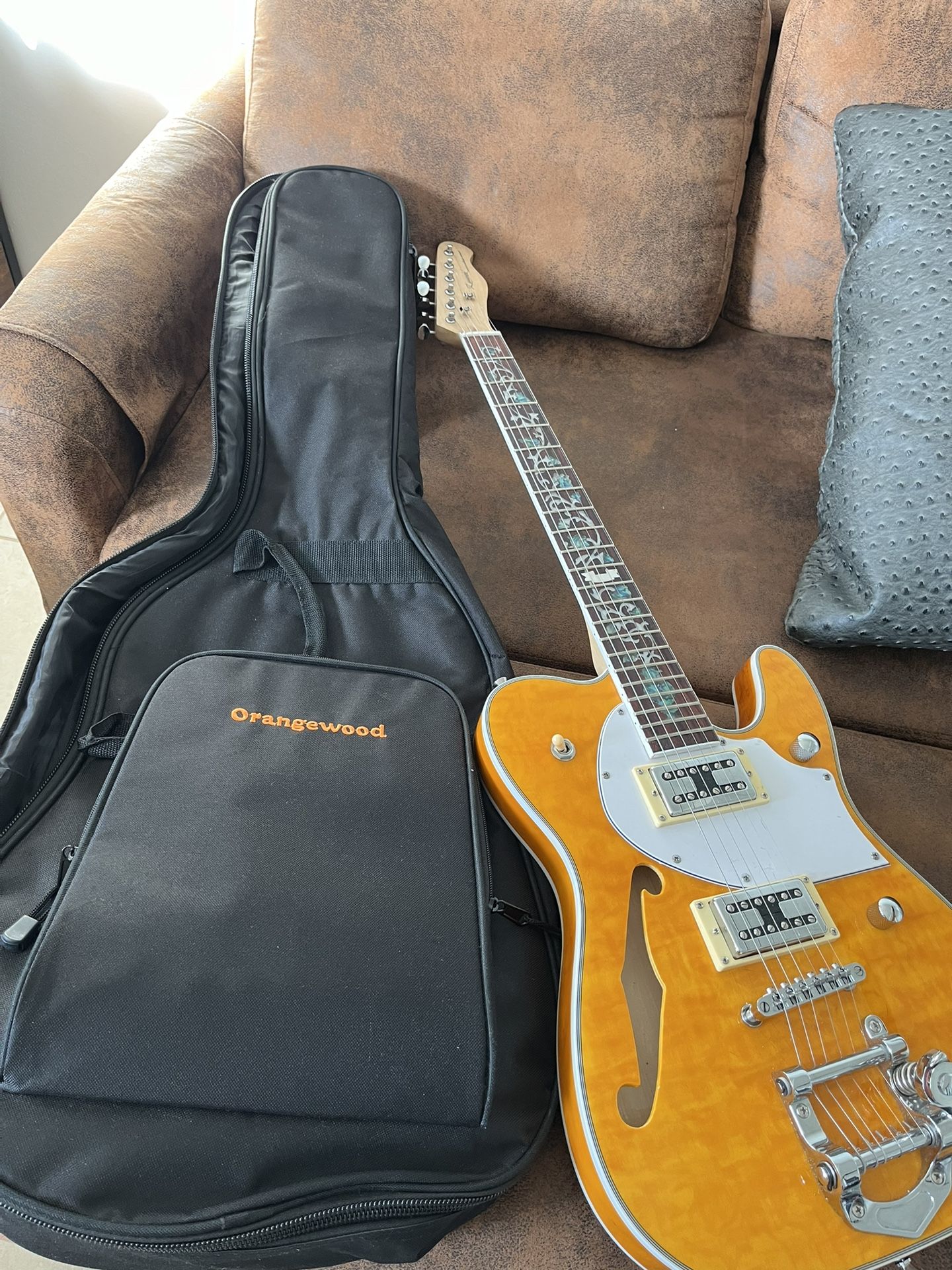Suwei guitar custom series con forro