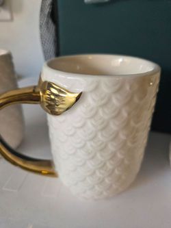 4 mermaid mugs