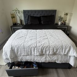 Queen bed frame