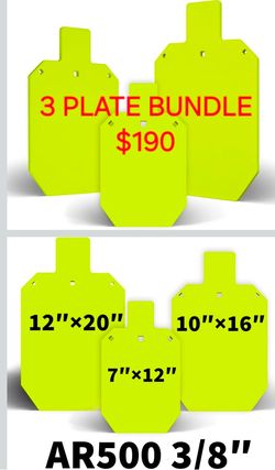 Ar500 steel targets and accessories
