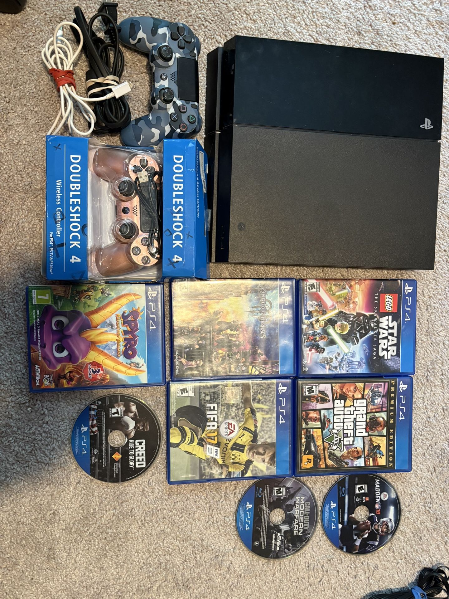 PlayStation 4 PS4 + 8 Games (hablo Espanol)