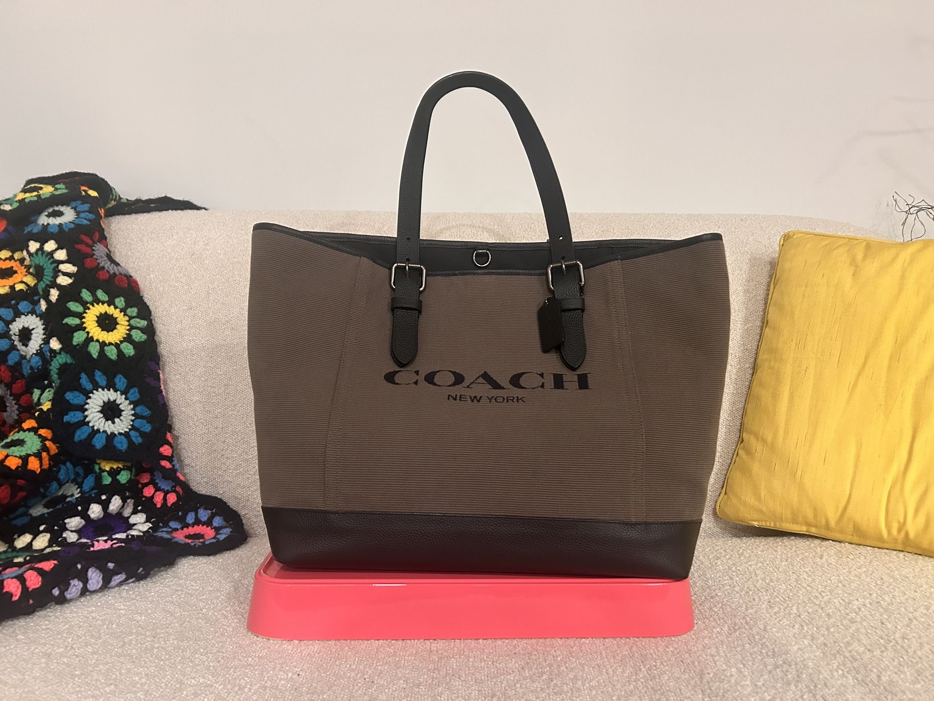 Coach Canvas Tote Bag