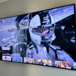 Bundle- Sony Sound Bar - Samsung Flat 82-Inch QLED 4K Q60 Series. With Wall Mount. 