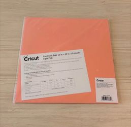Light pink Cricut paper