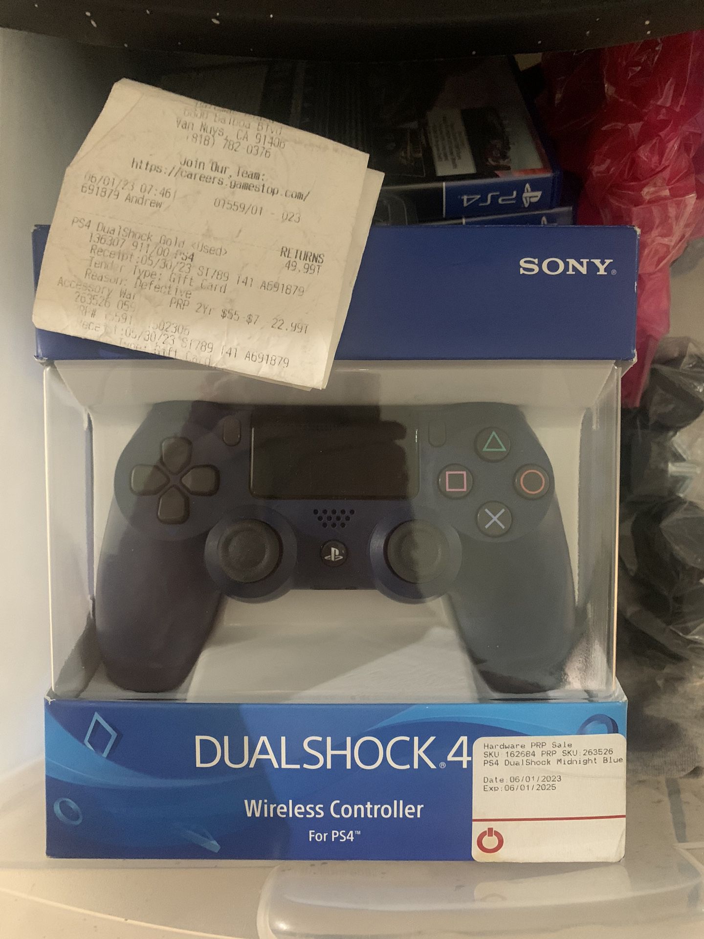 PS4 Controller Midnight Blue 