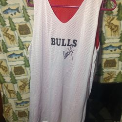 Singed Bill Wennington #34 Chicago Bulls Jersey.Large.