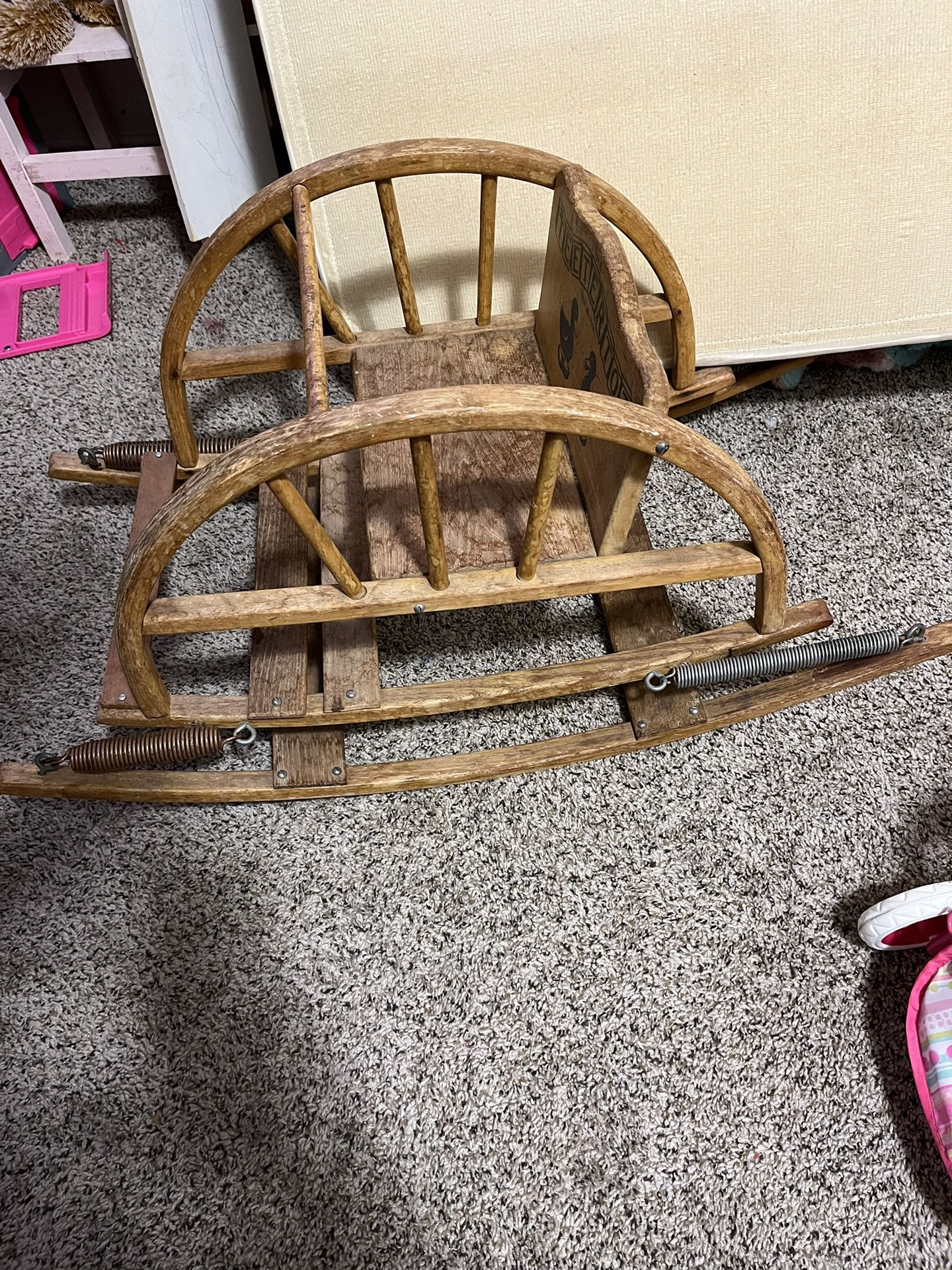 Old Rocking Chair High Chair 