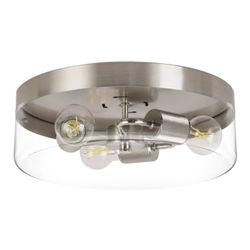 Energetic Lighting Retro-hybrid Flush Mount. New. 2 Available.