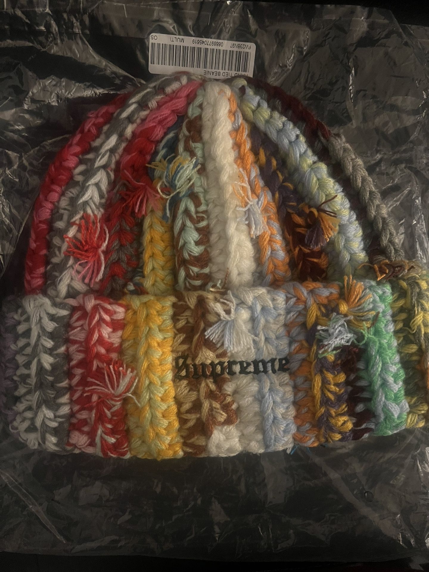 Supreme Hand Tied Beanie Multicolor