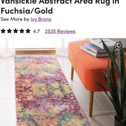 Rug Runner  22x2.2 Ft.  Ideal For Stairs