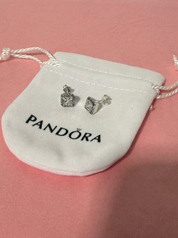 Silver earrings