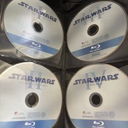 Star Wars Episode 1-6 Blu-Ray Movies 