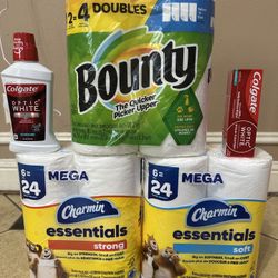 $20 Toilet Paper And Papertowel Bundles 