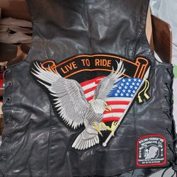 Milwaukee Leather Vest Size Large