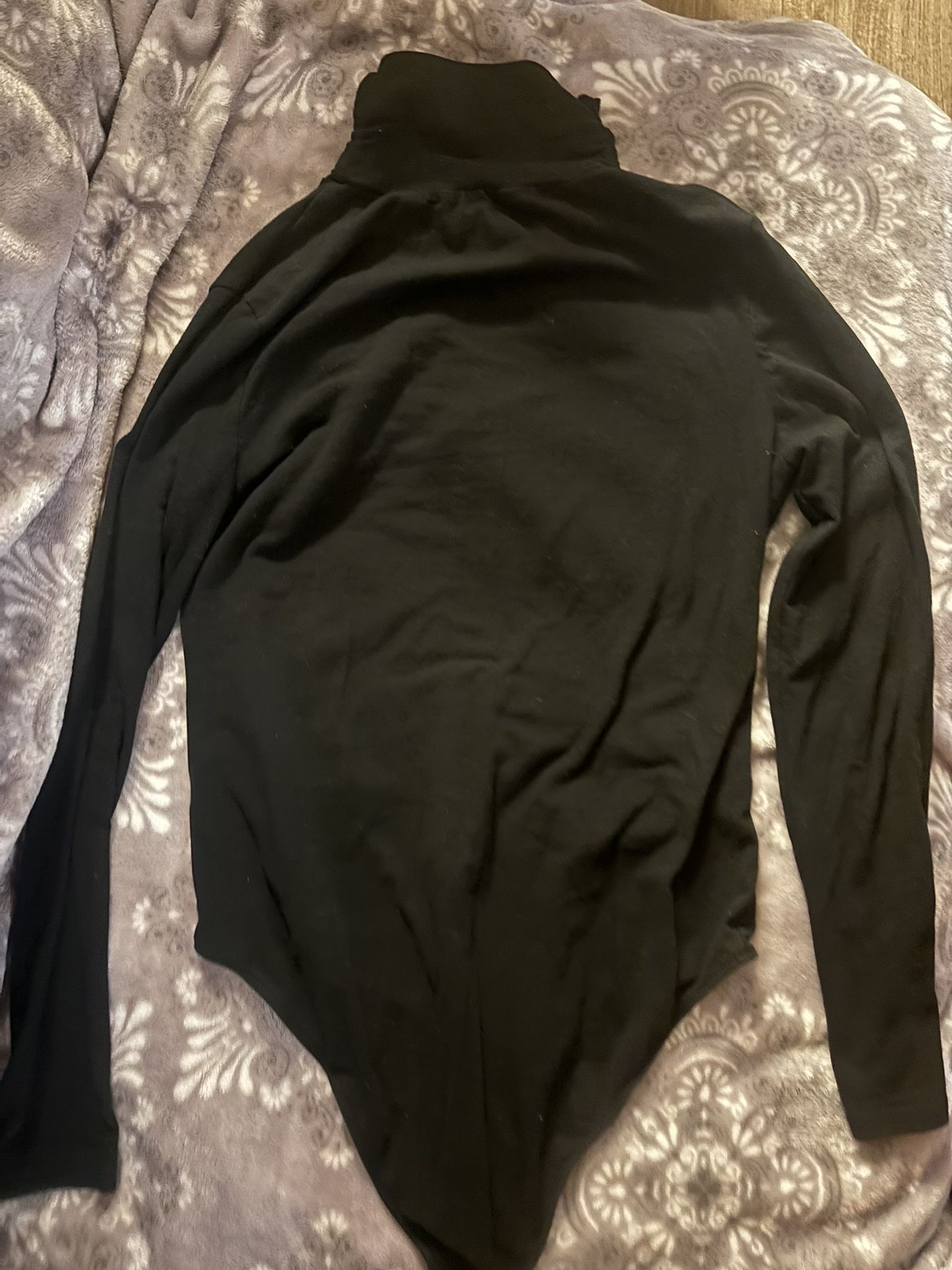 Black Turtle neck bodysuit 