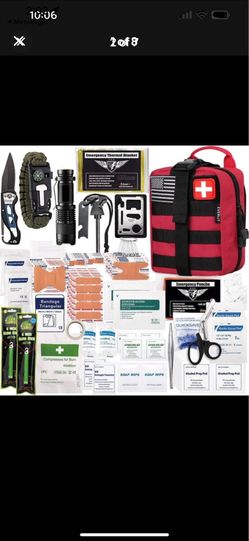 250pcs Emergency Kits For Hiking Camping Road Trip Or Home New Stocks