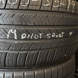 Two Tires (2) 255-35-19 Michelin Pilot Sport All Season